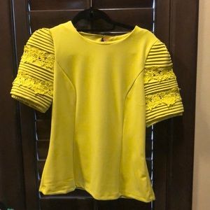 like green yellow shirt
